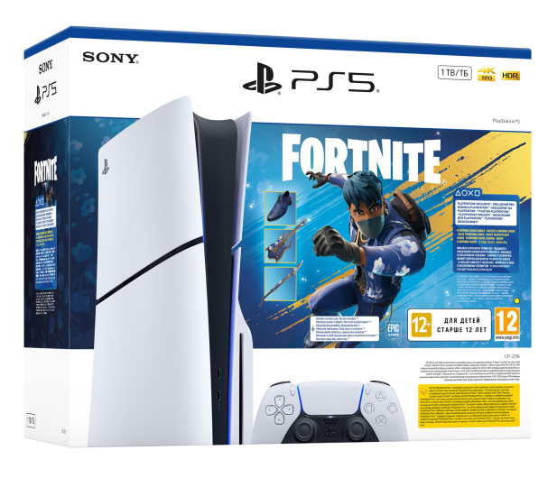 Sony Outlet PlayStation 5 Slim + Fortnite Rozkwitający Chaos - 1555868 - zdjęcie